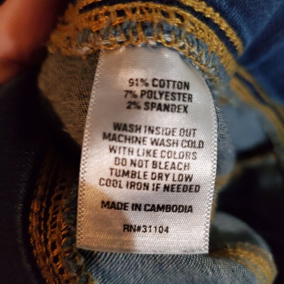 Wonderly Jeans Womens 16W Blue Pull-On Super Skinny Frayed Hem Stretch Denim - Picture 4 of 10